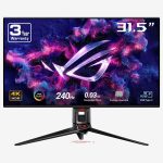 Asus ROG Swift OLED PG32UCDM Black Gaming Monitor Front