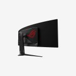 Asus ROG Swift OLED PG49WCD Black Curved Gaming Monitor Side Back