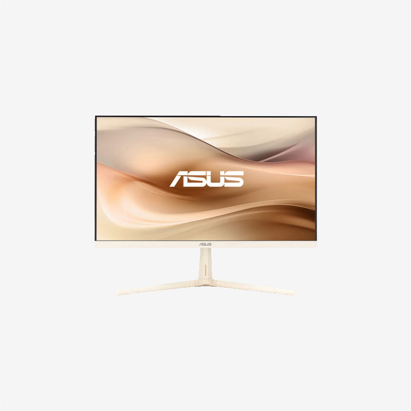 Asus VU279CFE M Cream Monitor Front