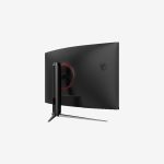 MSI G321CQP E2 Black Curved Gaming Monitor Side Back