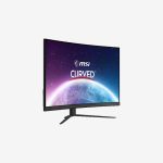 MSI G32C4X Black Monitor Left