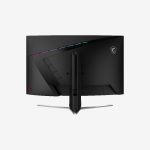 MSI MAG 325CQRXF E2 Black Curved Gaming Monitor Back