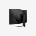 MSI MAG 325CQRXF E2 Black Curved Gaming Monitor Side Back