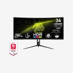 MSI MAG 342CQR E2 Black Curved Gaming Monitor Front