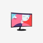 Samsung Essential Curved Monitor S3 S36C LS24C360EAMXUE Black Monitor Left