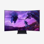 Samsung Odyssey Ark G97NB LS55BG970 NMXUE Black Curved Gaming Monitor Front