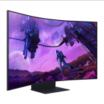 Samsung Odyssey Ark G97NB LS55BG970 NMXUE Black Curved Gaming Monitor Left