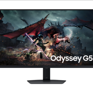 Samsung Odyssey G5 LS32DG502 EMXUE Black Gaming Monitor Front