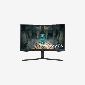 Samsung Odyssey G6 G65B LS27BG650 EMXUE Black Curved Gaming Monitor Front