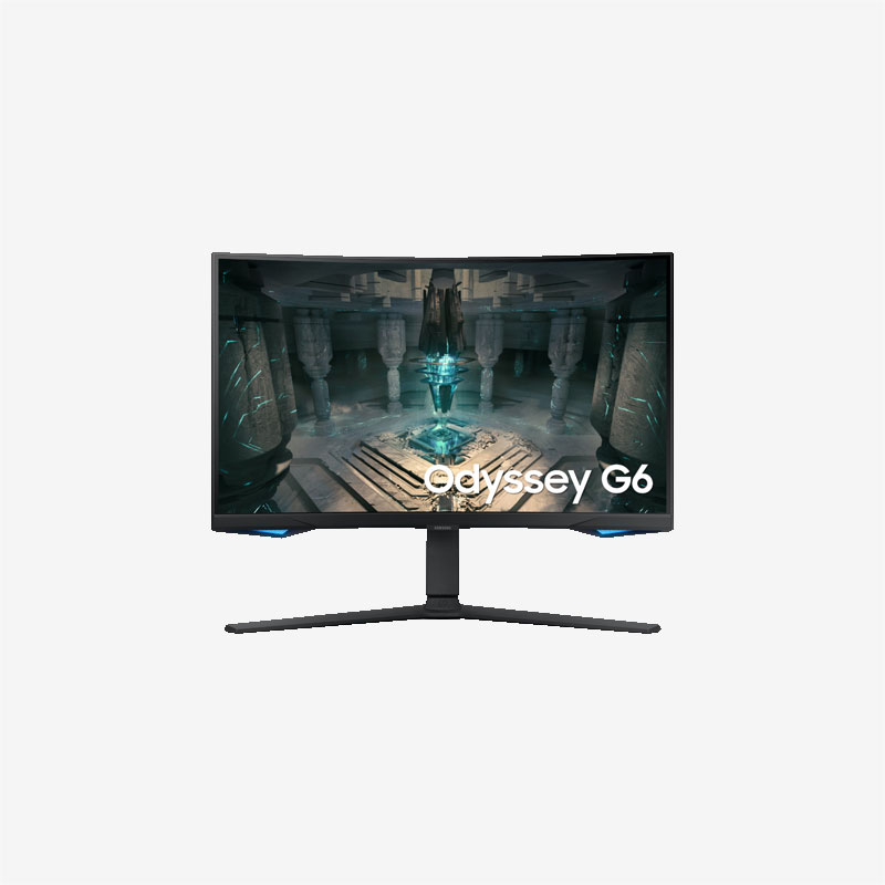 Samsung Odyssey G6 G65B LS27BG650 EMXUE Black Curved Gaming Monitor Front