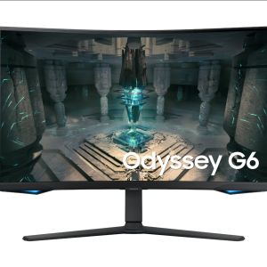 Samsung Odyssey G6 G65B LS32BG650 EMXUE Black Curved Gaming Monitor Front