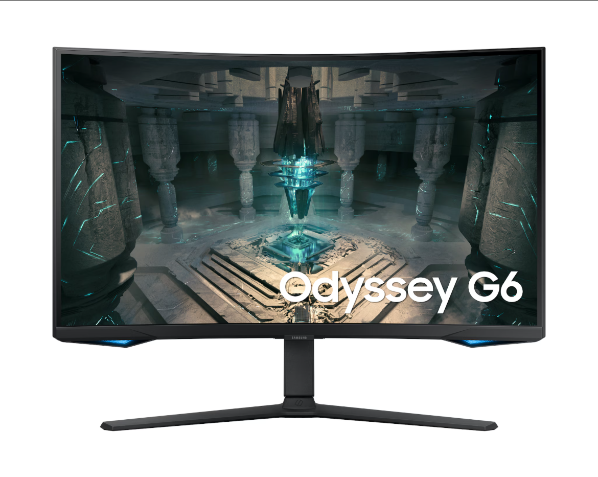 Samsung Odyssey G6 G65B LS32BG650 EMXUE Black Curved Gaming Monitor Front