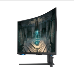 Samsung Odyssey G6 G65B LS32BG650 EMXUE Black Curved Gaming Monitor Right