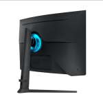 Samsung Odyssey G6 G65B LS32BG650 EMXUE Black Curved Gaming Monitor Side Back