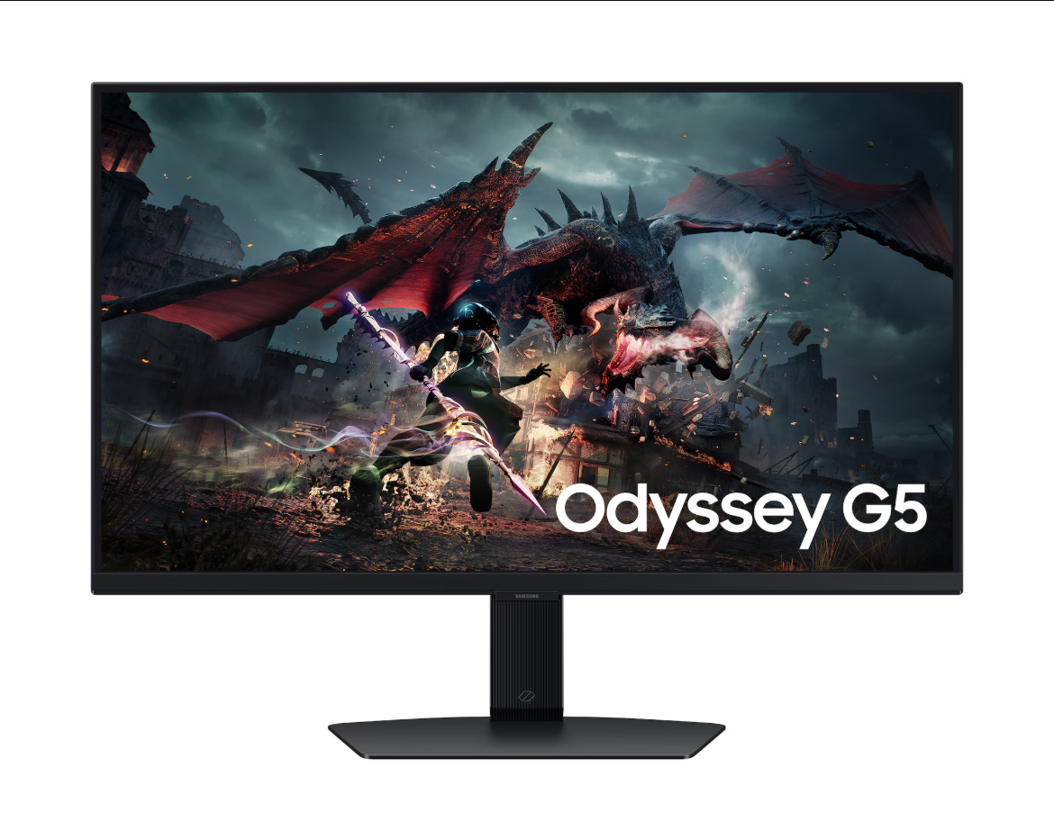 Samsung Odyssey LS27DG502 EMXUE Black Gaming Monitor Front
