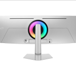 Samsung Odyssey OLED G9 G93SC LS49CG934 SMXUE Silver Curved Gaming Monitor Back