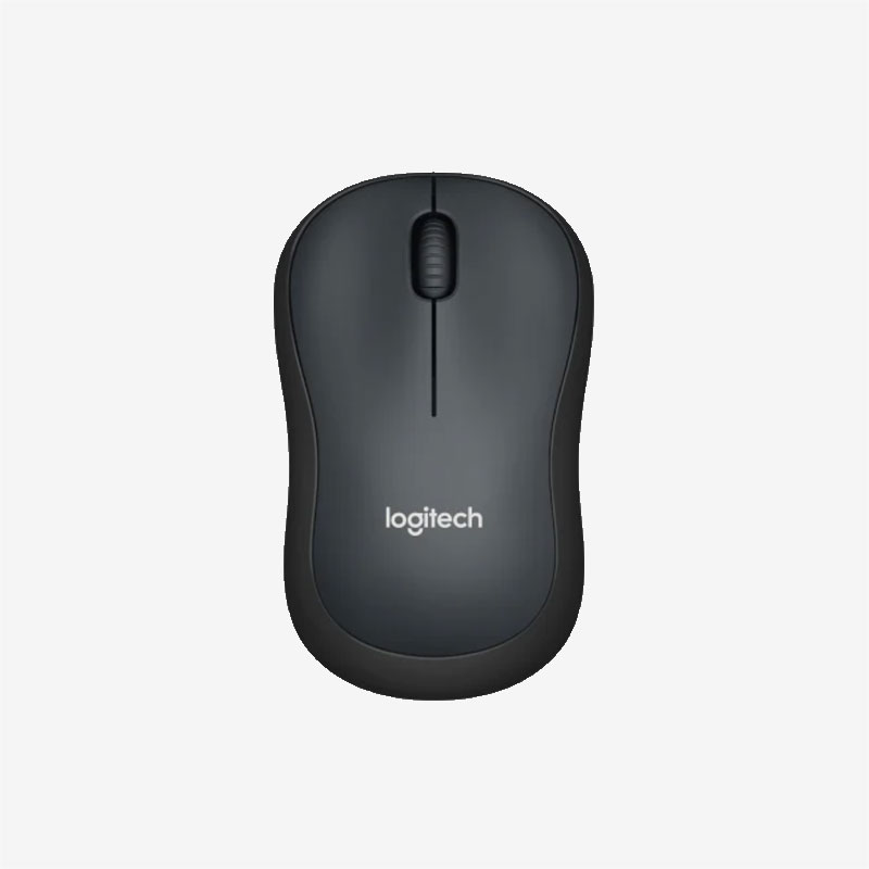 Logitech Black M220 Silent Wireless Mouse Above