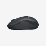 Logitech Black M220 Silent Wireless Mouse Side