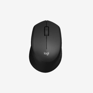 Logitech Black M330 Silent Mouse Above