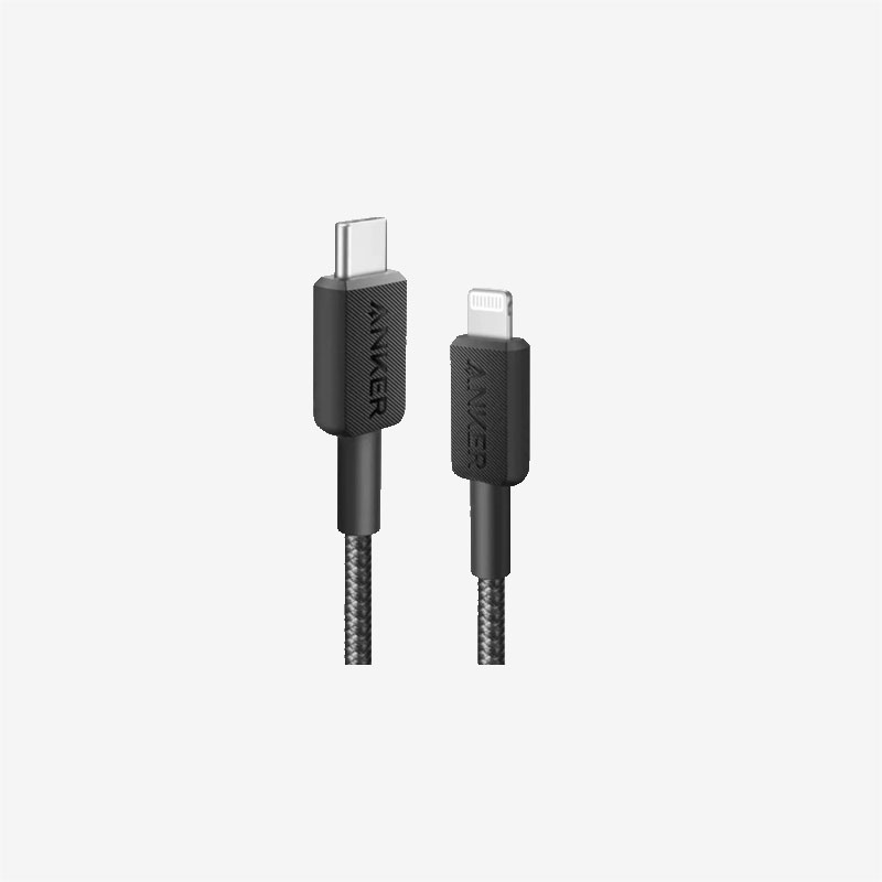 Anker Black USB C To Lightning 90cm Cable