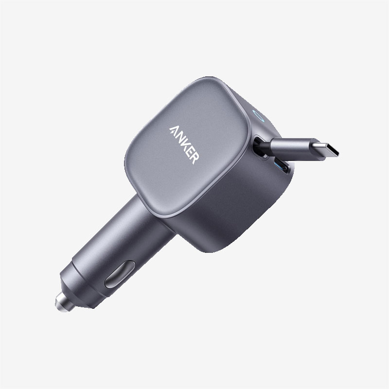 Anker Gray USB C Car Charger 75W