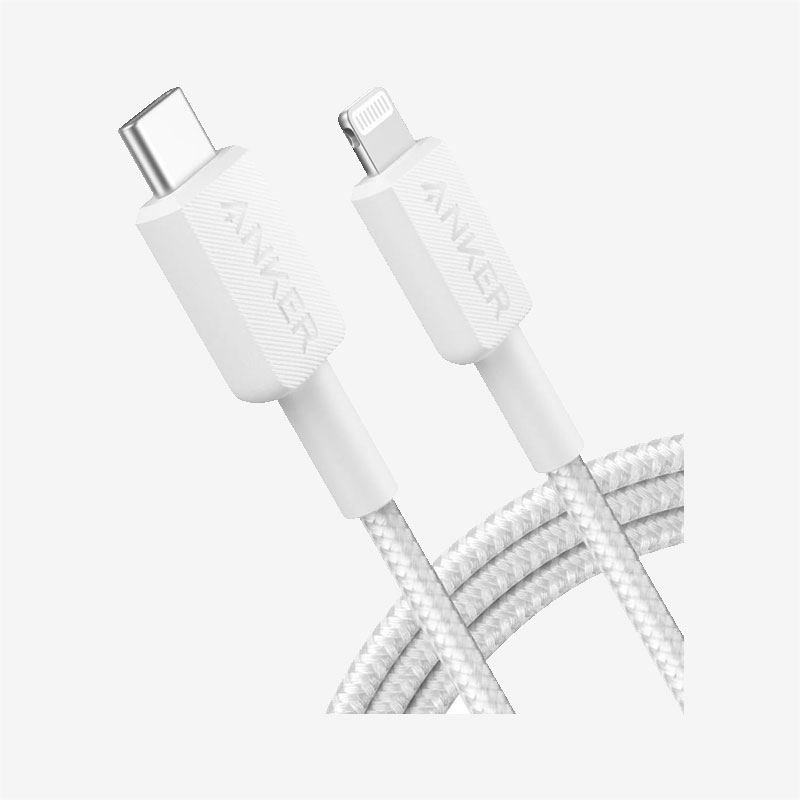 Anker White USB C To Lightning 180cm Cable