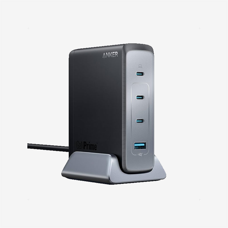 Anker Black Fast Compact 4 Port GaN Charger 240W Desktop Charger