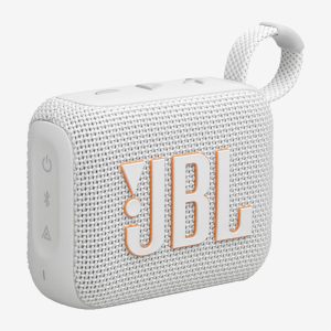 JBL White Go 4 Portable Bluetooth Speaker