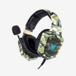 Onikuma Army Green K8 Camouflage Gaming Headset