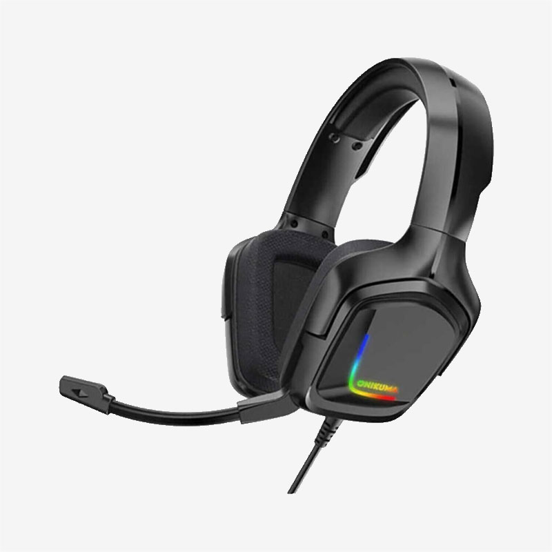Onikuma Black K20 RGB Gaming Headset