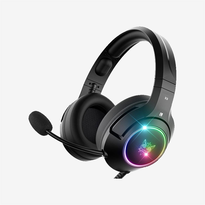 Onikuma Black K9 RGB Gaming Headset