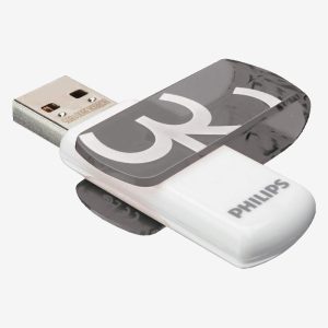 Philips White 32GB Vivid FM32FD05B Flash Memory