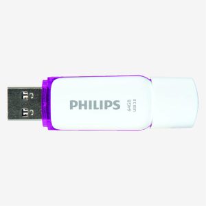 Philips White 64GB Snow 3.0 Flash Memory