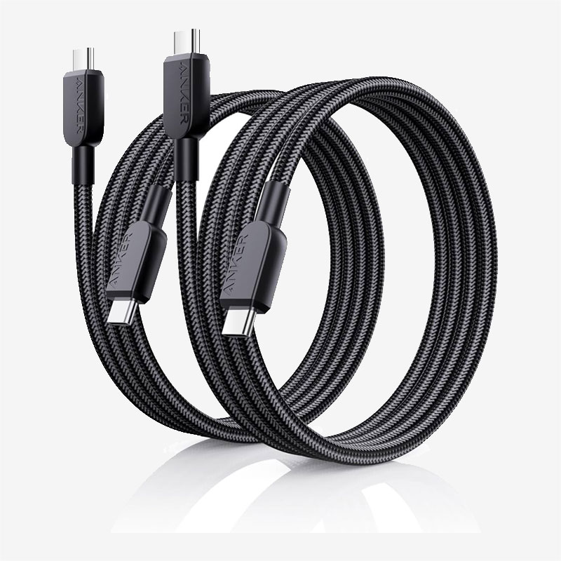 Anker Black 310 USB C To USB C 90cm 240W Charging Cable A81D5