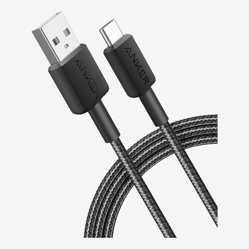 Anker Black USB A To USB C A81H5 Cable