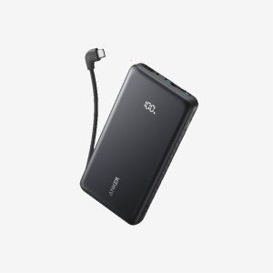Anker Black Zolo 10K 22.5W Slim Travel A110D Power Bank