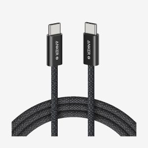 Anker Black Zolo USB C To USB C 180cm 240W A8060 Charging Cable