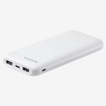 Adata White C100 10000 Power Bank Ports