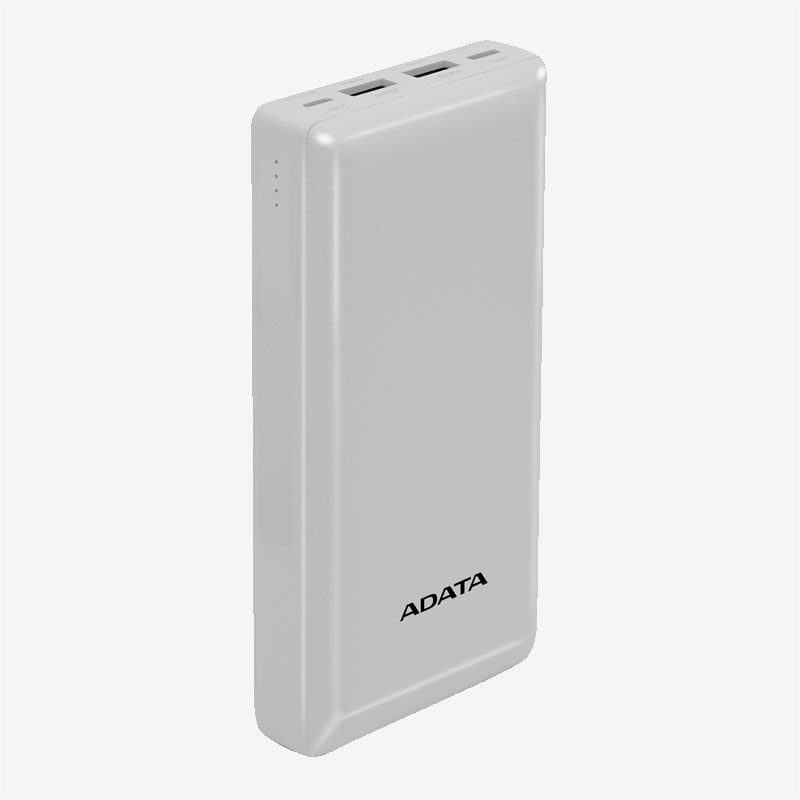Adata White C20 20000 Power bank Side