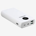 Adata White P20000QCD Power Bank Ports