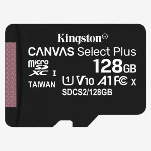 Kingston 128GB Canvas Select Plus microSDXC Memory Card