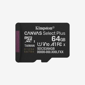Kingston 64GB Canvas Select Plus microSDXC Memory Card