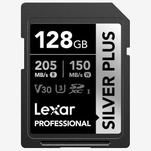 Lexar 128GB Silver Plus SDXC Memory Card