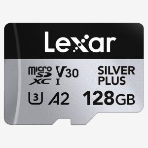 Lexar 128GB Siver Plus microSDXC Mmemory Card