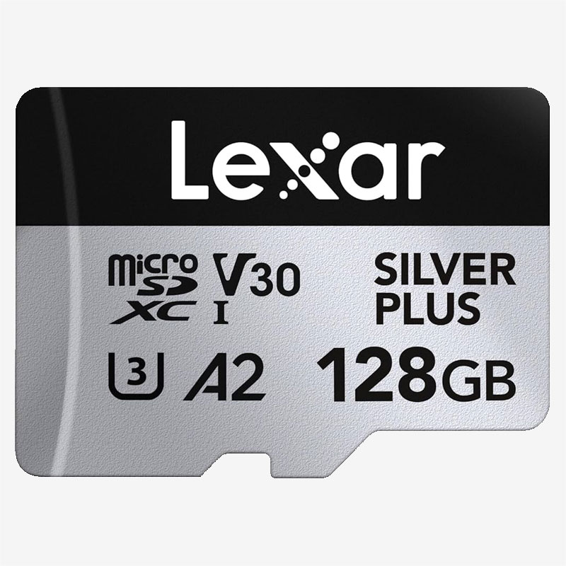 Lexar 128GB Siver Plus microSDXC Mmemory Card