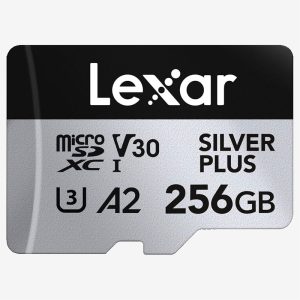 Lexar 256GB Silver Plus microSDXC Memory Card