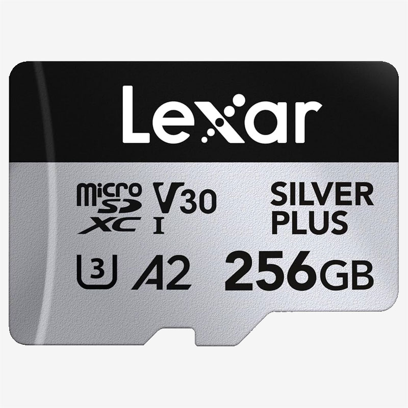 Lexar 256GB Silver Plus microSDXC Memory Card