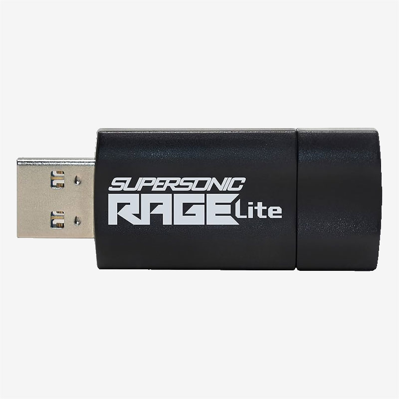 Patriot Black 128GB Supersonic Rage Lite Flash Memory