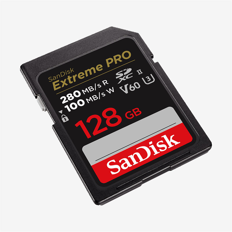 SanDisk 128GB Extreme Pro SDXC Memory Card