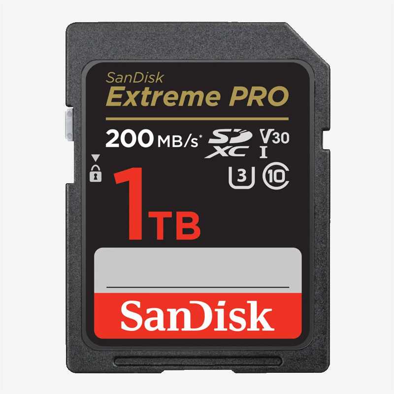 SanDisk 1TB Extreme Pro V30 SDXC Memory Card